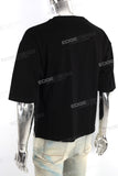 Low MOQ Custom Streetwear T-shirts Men Black Cotton Oversized T Shirt
