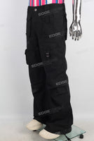 Black cargo baggy pants