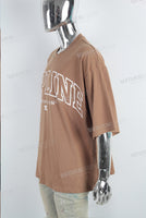 oversize watermark printing t shirt Men
