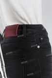 Black denim jeans women