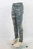 Blue vintage skinny jeans men