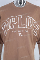 oversize watermark printing t shirt Men