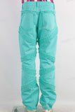 Cyan damaged boot cut jeans