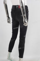 Black denim jeans women