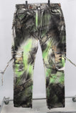paint splatters digital baggy jeans men