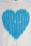 Cream Slim Fit Puff Print T shirt men