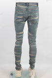 Blue vintage skinny jeans men