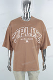 oversize watermark printing t shirt Men