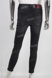 Black denim jeans women