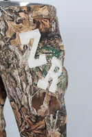 True tree digital print patchwork cargo jeans