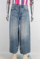 Blue baggy denim jeans