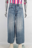 Blue baggy denim jeans