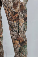 True tree digital print patchwork cargo jeans