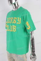 Green digital print heavwweight t shirt