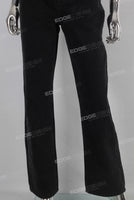 Black slim fit flare jeans women