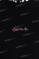 Black Oversize Pink Digital Print  T shirt Men