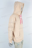 Yellow heavyweight embroidery hoodie