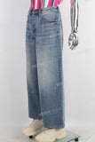 Blue baggy denim jeans
