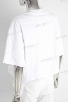 White digital print t shirt women