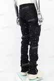 Black full body studded Stcak Jeans