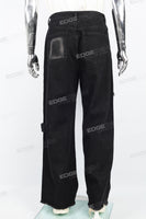Black Tattered Baggy Cargo Pants