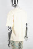 Men's Cream Printed T-Shirt