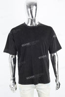 Men's black printed T-shirt