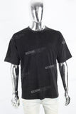 Men's black printed T-shirt