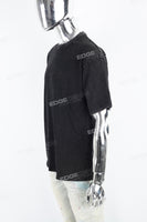 Men's black printed T-shirt