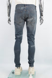 Men's Vintage Washed Blue SkinnyJeans