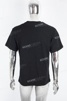 Men's Black Printed T-Shirt