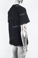 Men's Black Printed T-Shirt