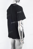 Men's Black Printed T-Shirt