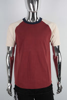 Blank Custom Logo Men Casual Thick Collar Short Sleeve Cotton Ringer T Shirt