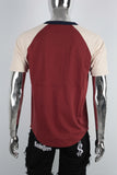 Blank Custom Logo Men Casual Thick Collar Short Sleeve Cotton Ringer T Shirt