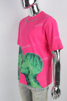 Rose Red Print Embroidered Mans T-shirt