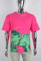 Rose Red Print Embroidered Mans T-shirt