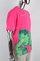 Rose Red Print Embroidered Mans T-shirt