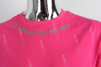 Rose Red Print Embroidered Mans T-shirt