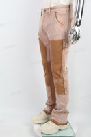 Khaki Towel Show Patch Men's Cargo Pants