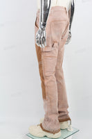 Khaki Towel Show Patch Men's Cargo Pants