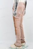 Khaki Towel Show Patch Men's Cargo Pants