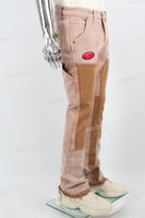 Khaki Towel Show Patch Men's Cargo Pants