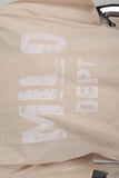 Light Khaki Sports T-Shirt Shorts Set