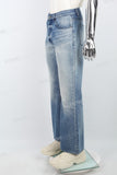 Blue Wide Leg Flare Jeans