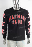 Black Skull Print Long Sleeve Shirt