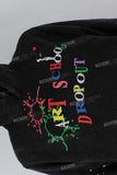 Black Graffiti Dotted Sweater Set
