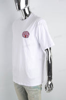 Skull Print White Men's T-shirt