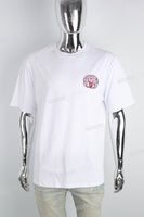 Skull Print White Men's T-shirt