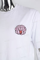 Skull Print White Men's T-shirt